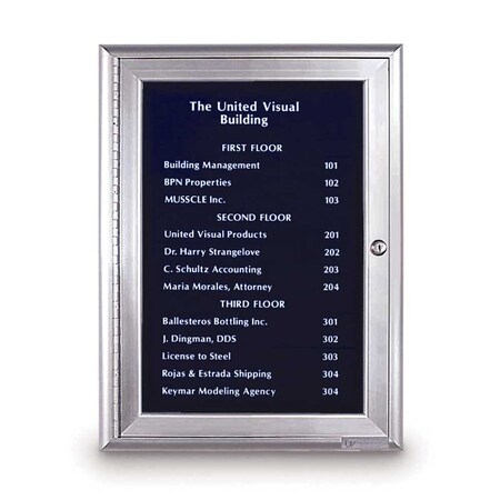 United Visual Products Outdoor Enclosed Combo Board, 72"x36", Satin Frame/Burgundy & Pumice UVCB7236OD-BURGUN-PUMICE